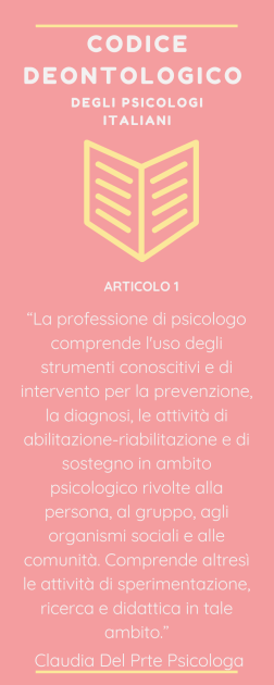 art.1 codice deontologico